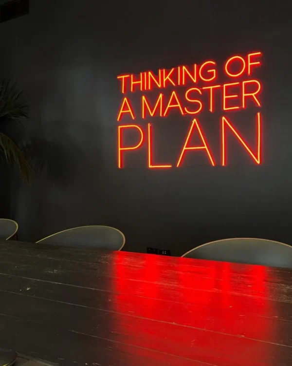 thinking of a master plan