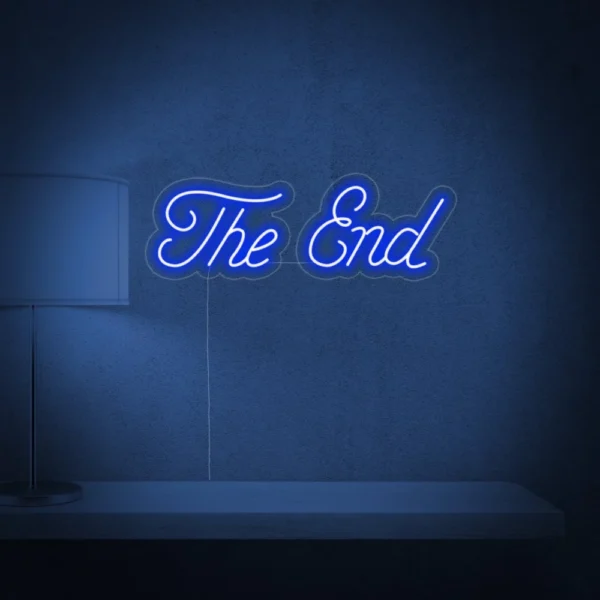 The End Neon Sign