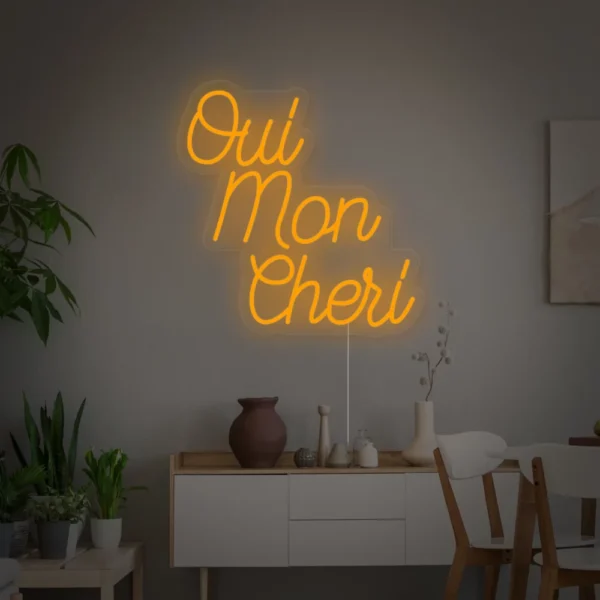 Oui Mon Cheri French Oh Sweety Neon Sign