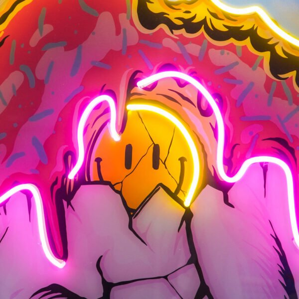 Feeling Skull LED Neon Sign Light Pop Art - Image 3