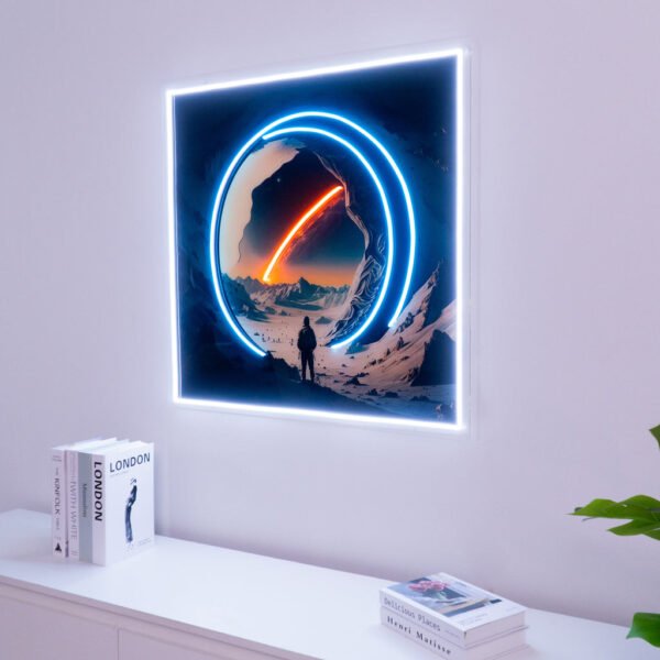 Astronaut Experiencing The Space LED Neon Sign Light Pop Art - Image 2