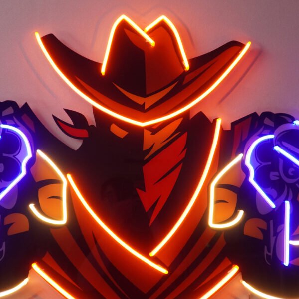 Aiming Guns LED Neon Sign Light Pop Art - Image 2