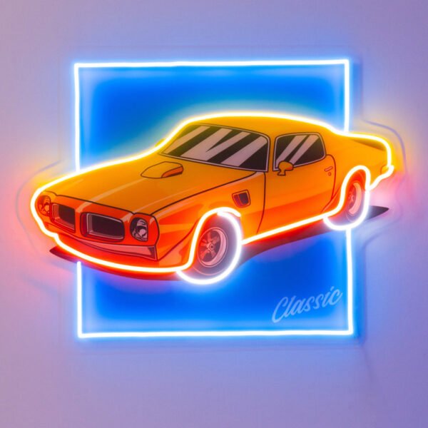 Car Concept LED Neon Sign Light Pop Art (Copy) - Image 4