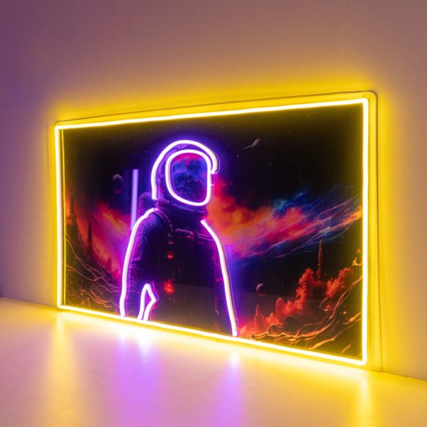 Astronaut in Space LED Neon Sign Light Pop Art - Image 2