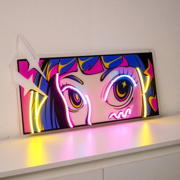 Radiant Gaze LED Neon Sign Light Pop Art - Image 2