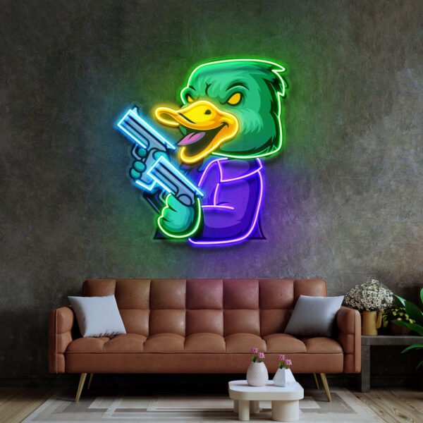Duck Esport LED Neon Sign Light Pop Art - Image 2