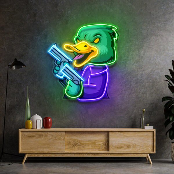 Duck Esport LED Neon Sign Light Pop Art - Image 3