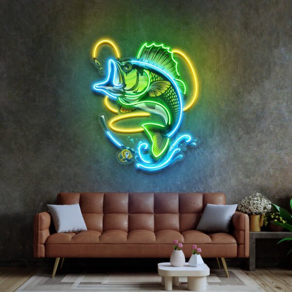 Fishing Easy LED Neon Sign Light Pop Art - Image 3