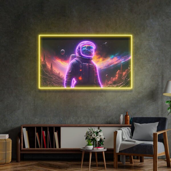 Astronaut in Space LED Neon Sign Light Pop Art - Image 4