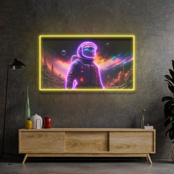 Astronaut in Space LED Neon Sign Light Pop Art - Image 3