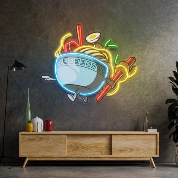 Ramen Bowl LED Neon Sign Light Pop Art - Image 4