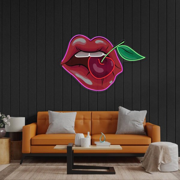 Sweet Cherry Led Neon Acrylic Artwork - Image 3